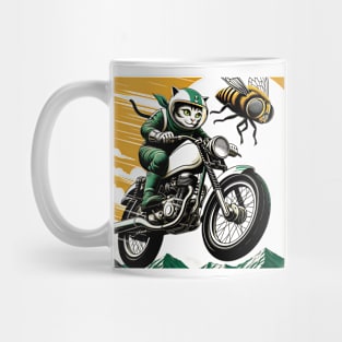 I like my motorcycle my cat Cicadas Cat 2024 and maybe 3 people Bikers Funny Mug